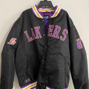 Mens Los Angeles Lakers - Lebron James Bomber Jacket